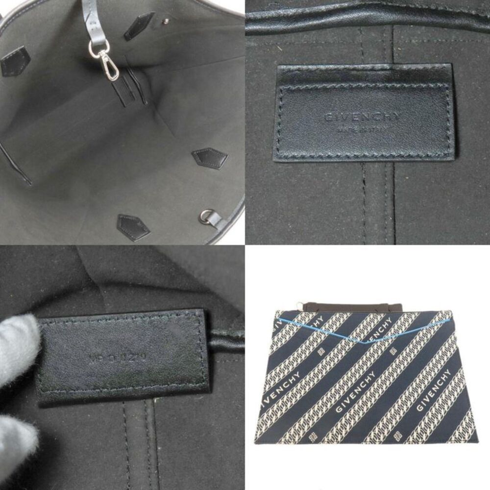 Givenchy Shoulder Bag Navy Canvas Tote Bag (Pre-Owned) - Picture 5 of 11